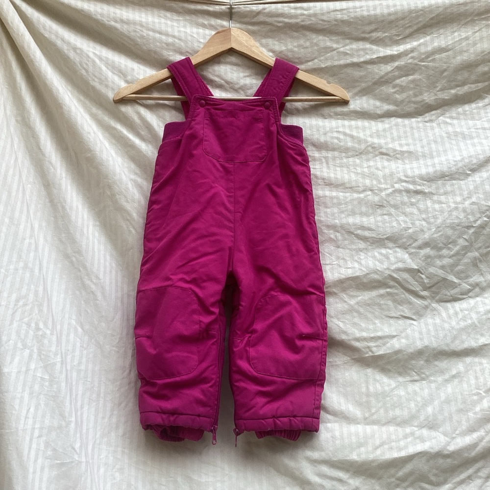 Place Fuchsia Kids fleece lined snow pants, size 18 months